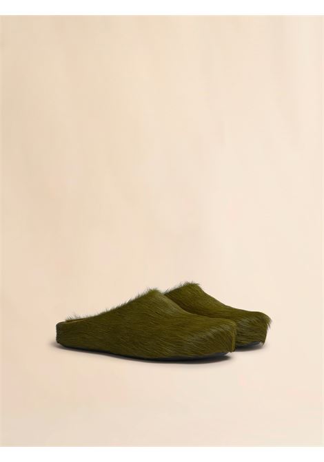 sabot fussbett uomo verdi MARNI | SBMR000600 P412200V58